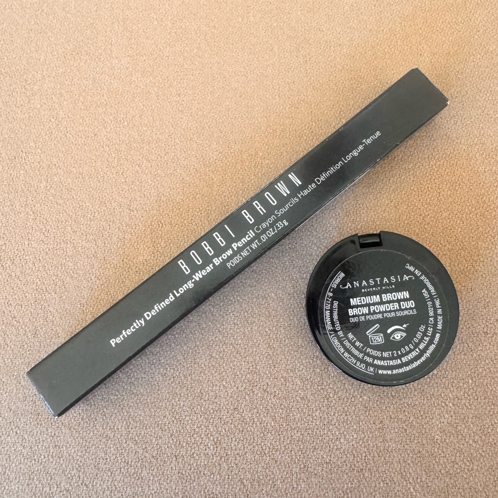 Bobbi brown and Anastasia brows